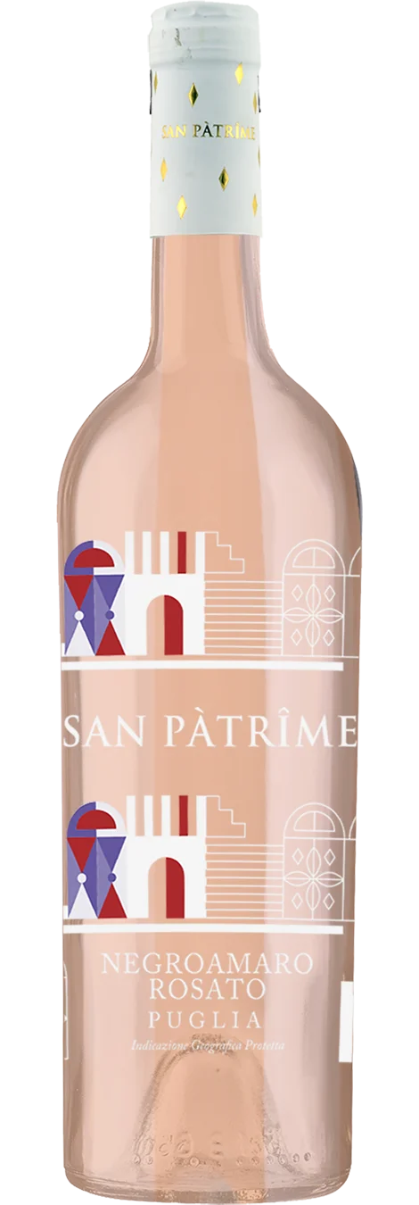 Bottiglia di Negroamaro IGT Rosato – San Pàtrime