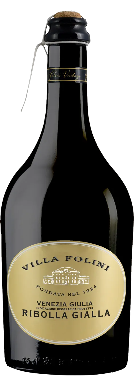 Bottiglia di Ribolla Gialla IGT Frizzante – Villa Folini