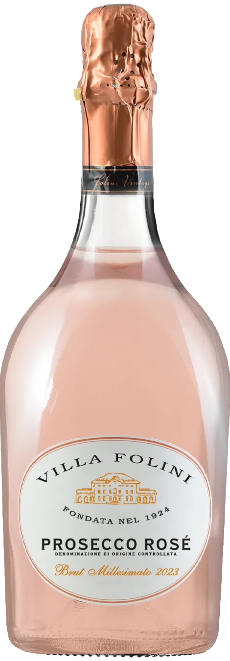 Bottiglia di Prosecco Rosè DOC Brut Millesimato – Villa Folini