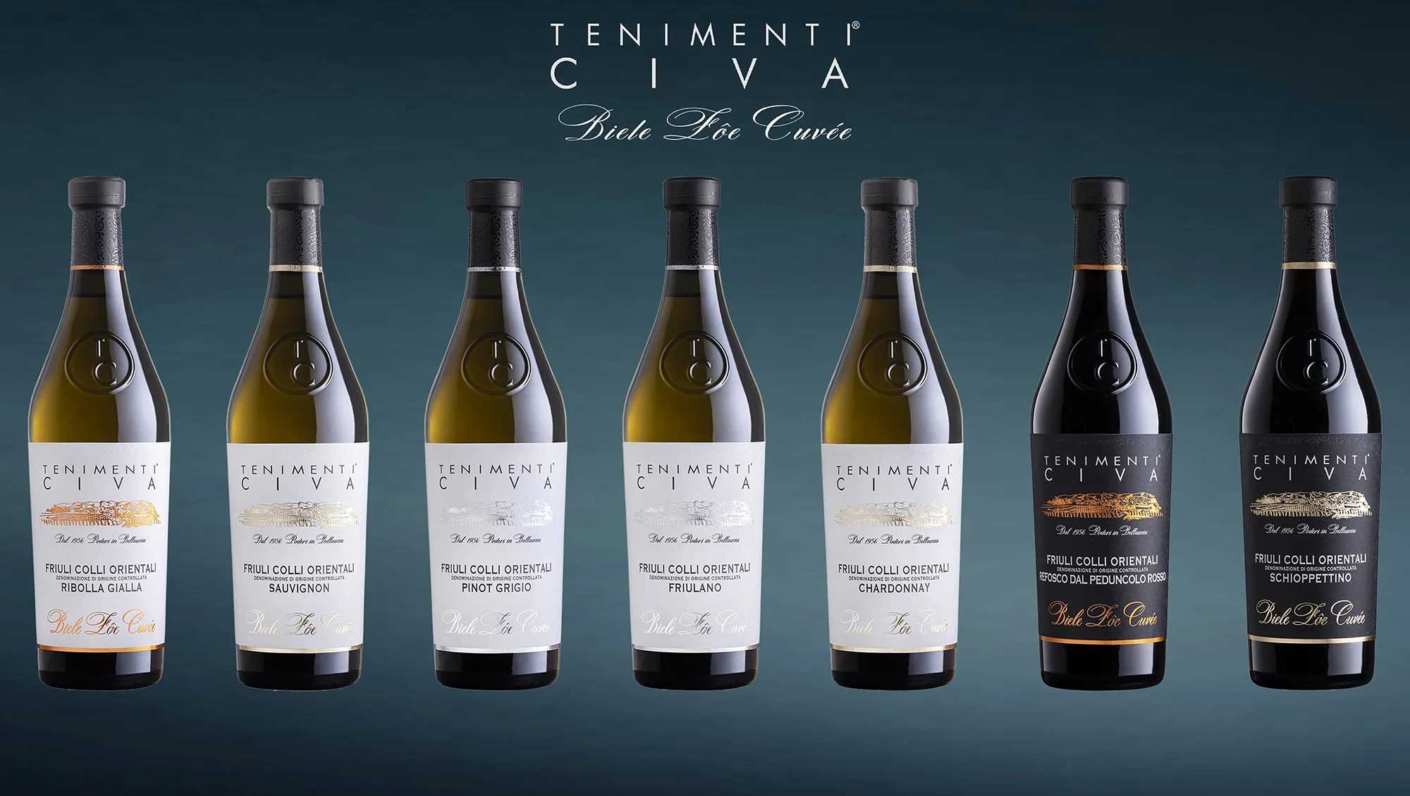 Selezione di bottiglie Biele Zoe Cuve Colli Orientali – I prodotti del Canale Moderno di Tenimenti Civa