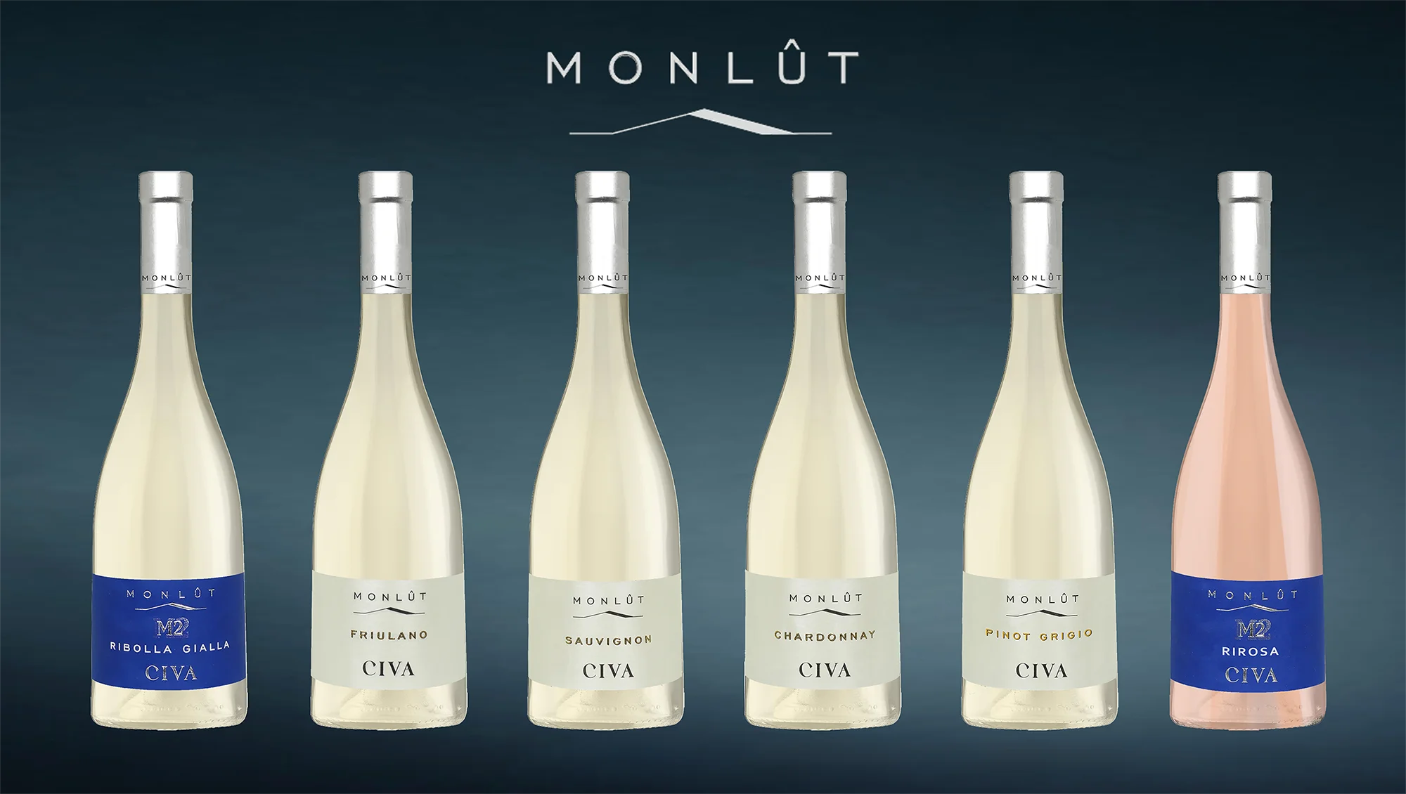 Selezione di bottiglie Monlut – I prodotti Ho.Re.Ca. di Tenimenti Civa