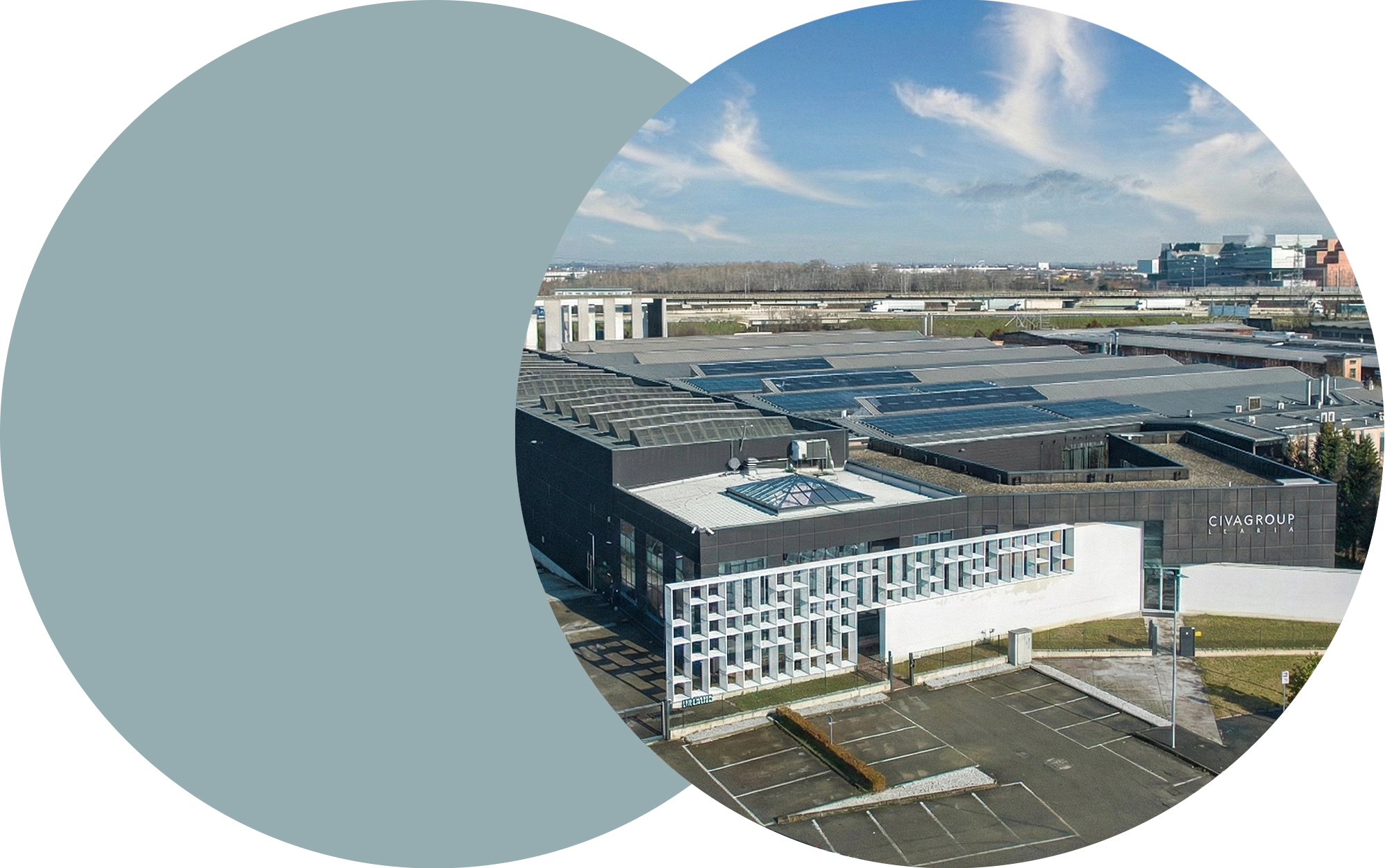 Foto aerea dello stabilimento Civagroup